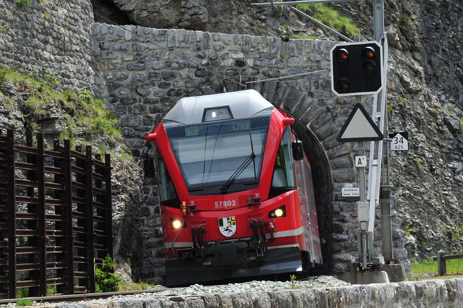 RhB Glacier Express, Allegra Triebwagen und andere (48)